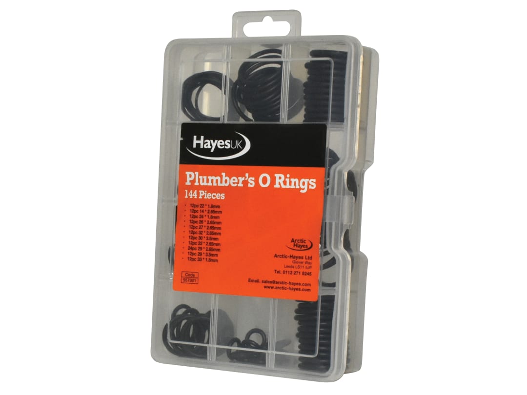 Arctic Hayes Plumber's O-Ring Kit, 144 Piece 557001