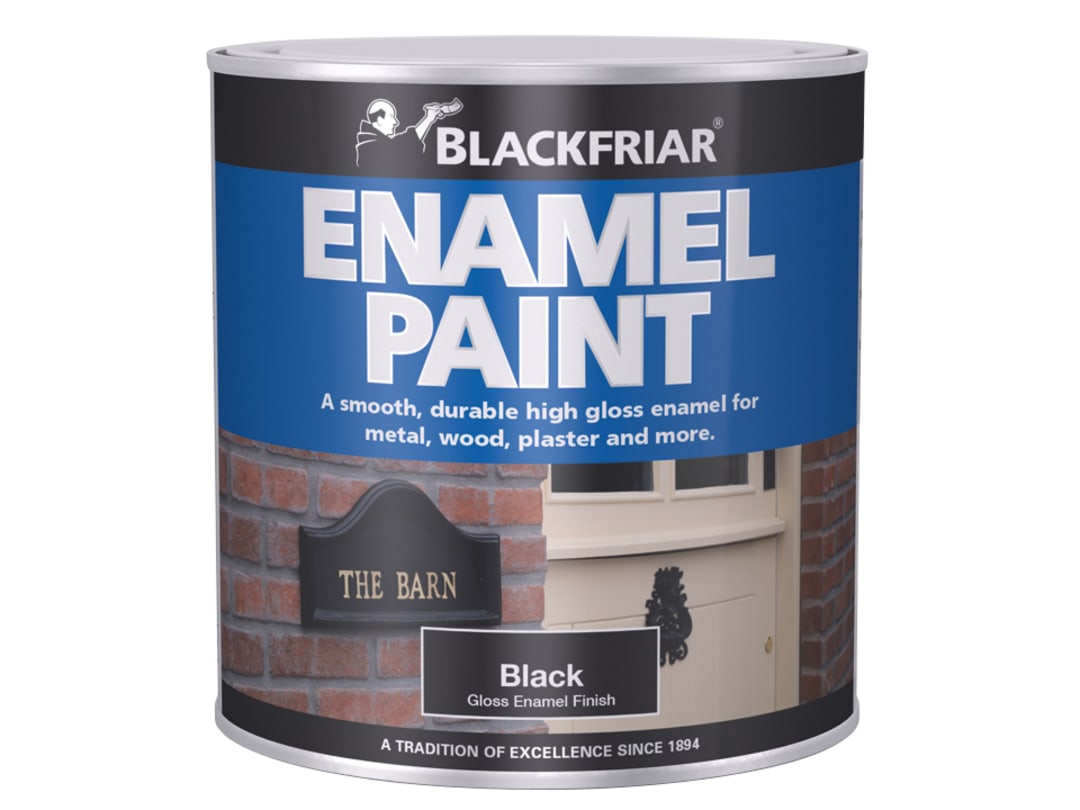 Blackfriar Enamel Paint Gloss Black 250ml BF0900002F2