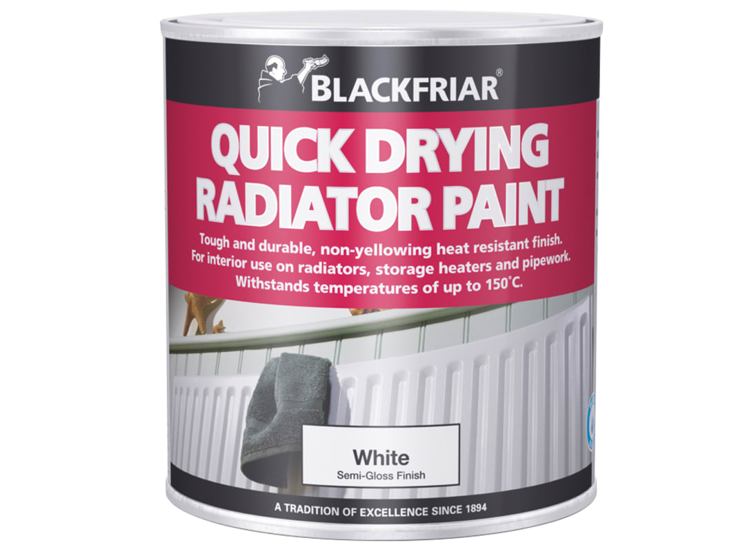 Blackfriar Quick Dry Radiator Paint White 250ml BF0620001F1