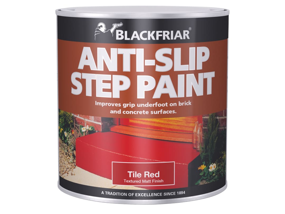 Blackfriar Slip Resist Step Paint Tile Red 500ml BF0310001E1