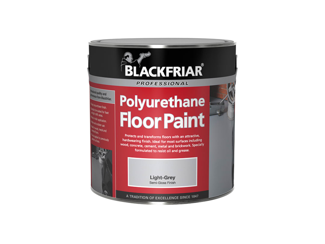 Blackfriar Polyurethane Floor Paint Black 500ml BF2000011E1
