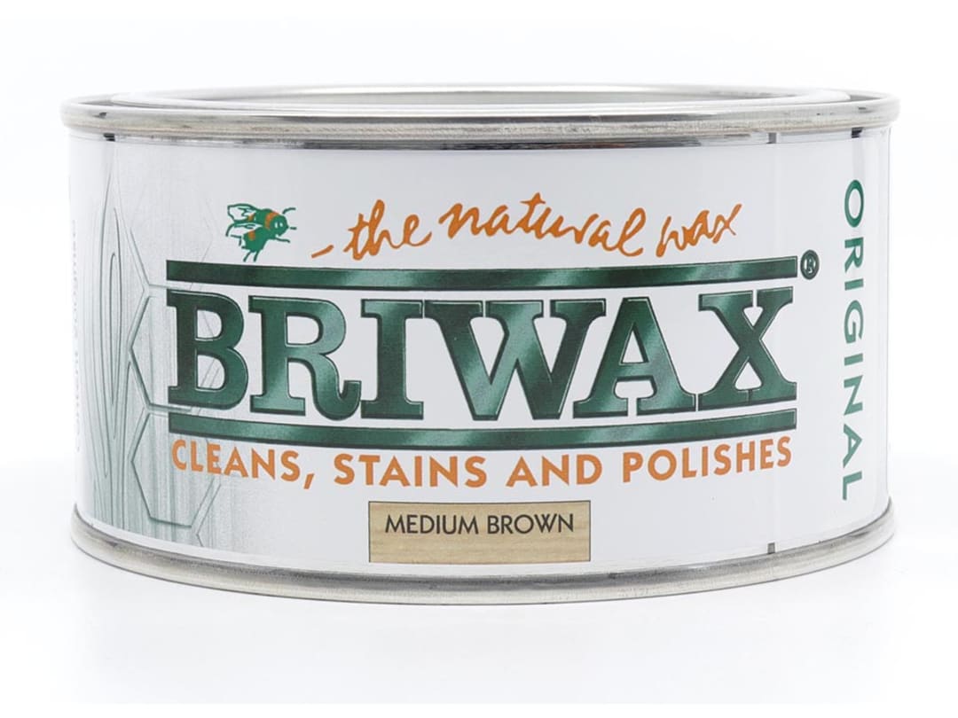 Briwax Wax Polish Medium Brown 200g BW0502000014