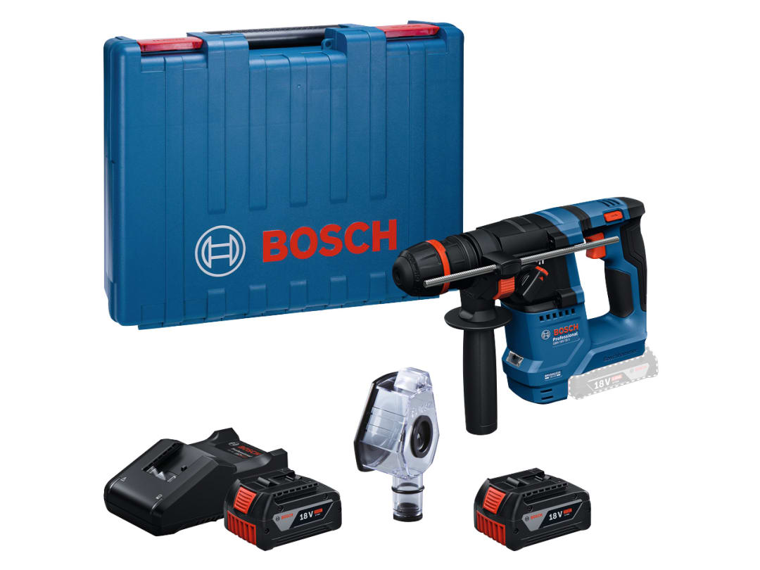 Bosch PRO GBH 18V-18 X ONECHUCK Rotary Hammer 18V 2 x 5.0Ah Li-ion 0611927171