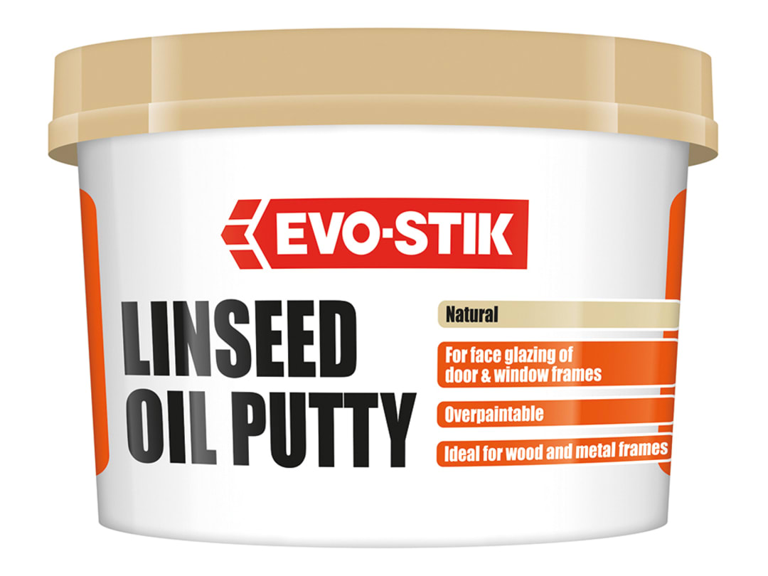 Bostik Multi Purpose Linseed Oil Putty Natural 1kg 30811444