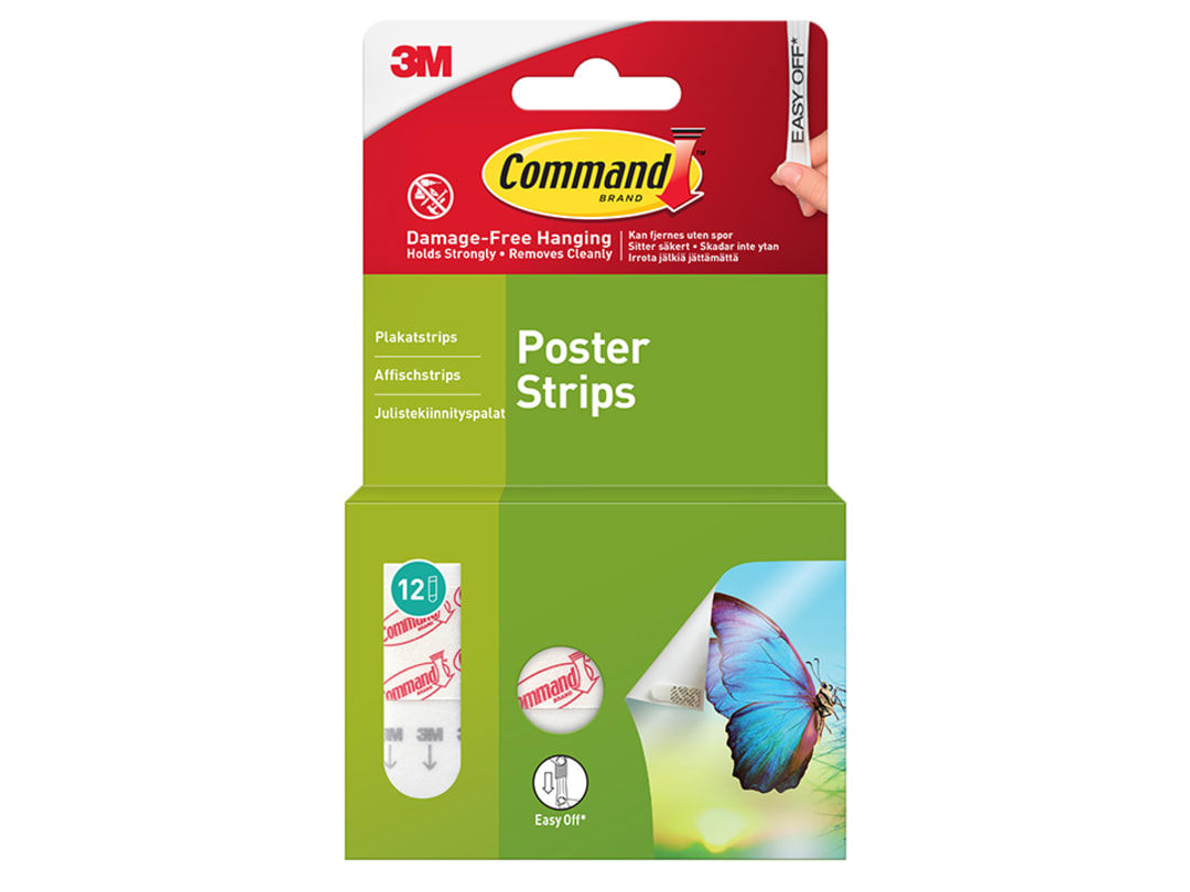 Command™ Poster Strips x 12 7100336670 7100336670