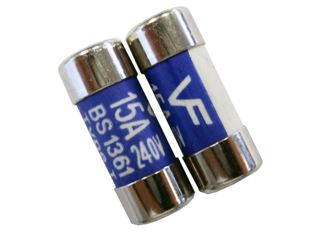 Dencon BS1361 Fuses 15 Amp x 2 CF15/2NB CF15/2NB
