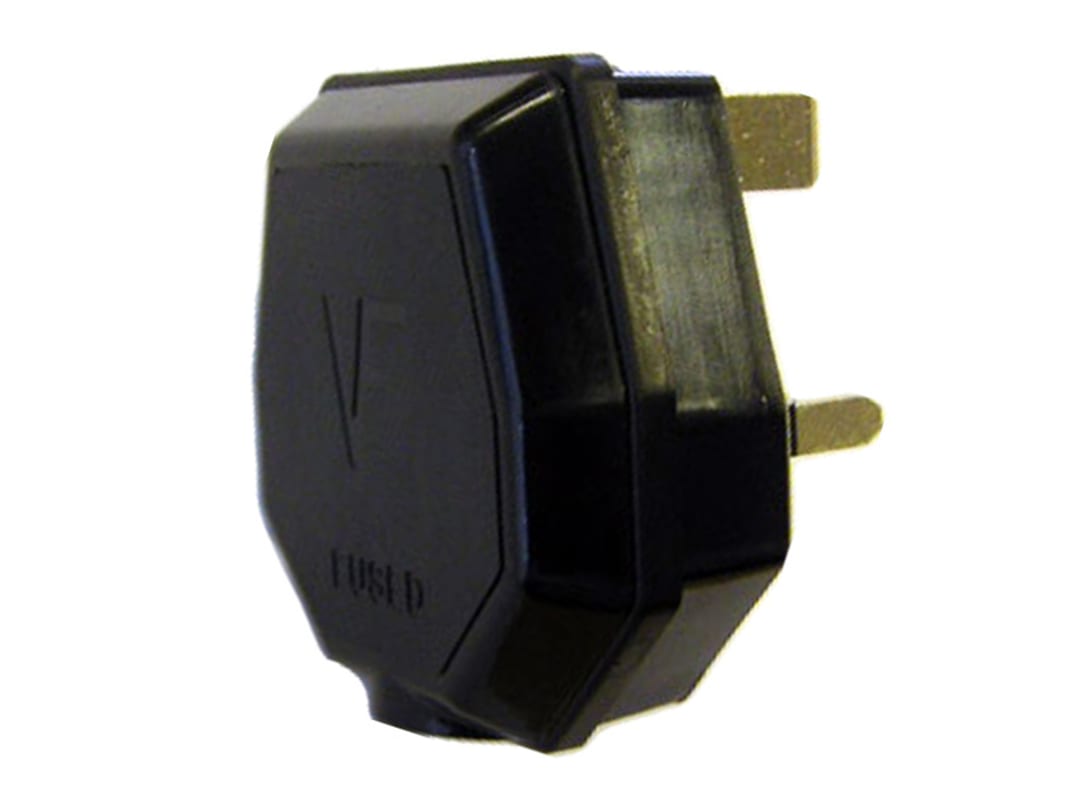 Dencon BS1363/A Black Plug 13 Amp 1709 1709