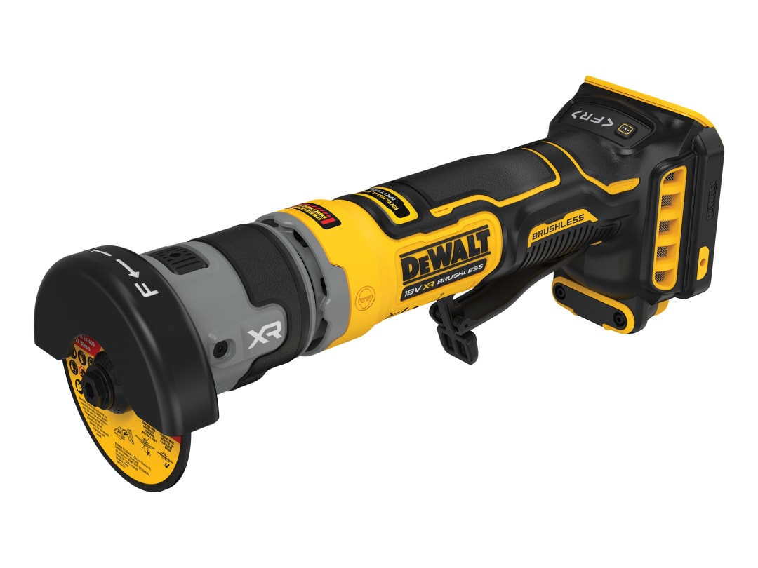DEWALT Power Tools DCG430N XR Brushless 76mm Bodygrip Cut-Off Tool 18V Bare Unit DCG430N-XJ