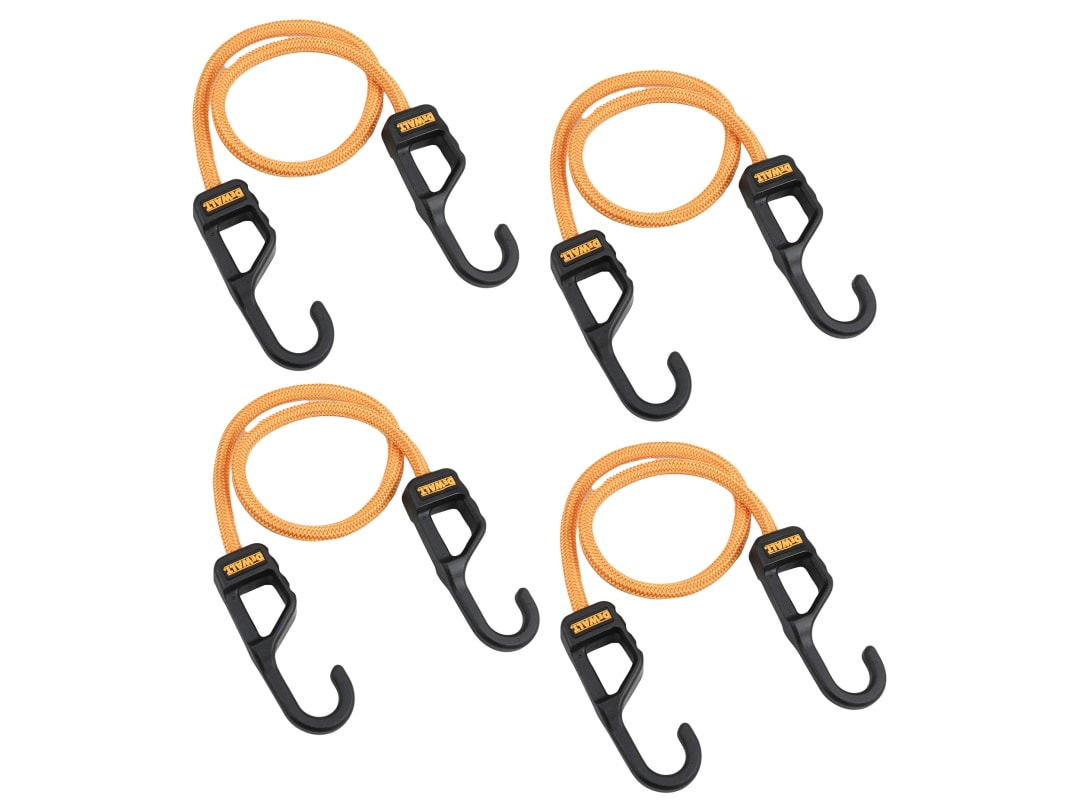 DEWALT Cargo Bungee Cord 61cm (24in) 4 Piece DXBC300244EU