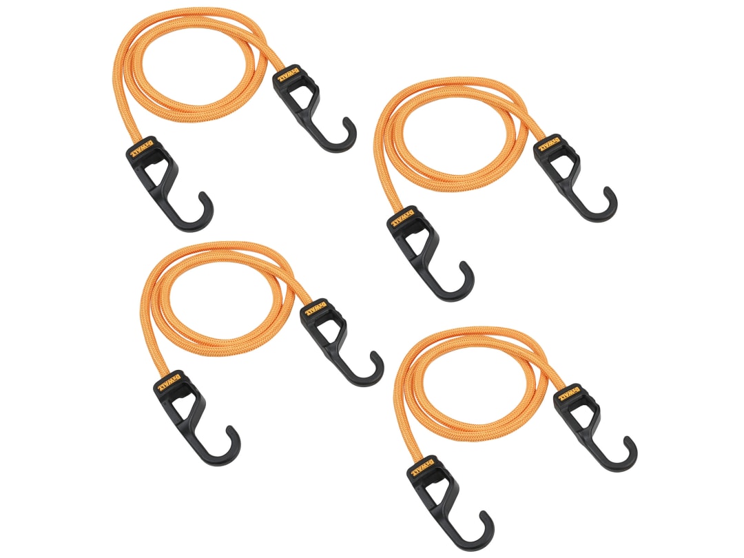DEWALT Cargo Bungee Cord 121cm (48in) 4 Piece DXBC300484EU