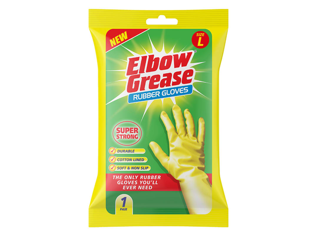 Elbow Super Strong Rubber Gloves Large EG26 EG26