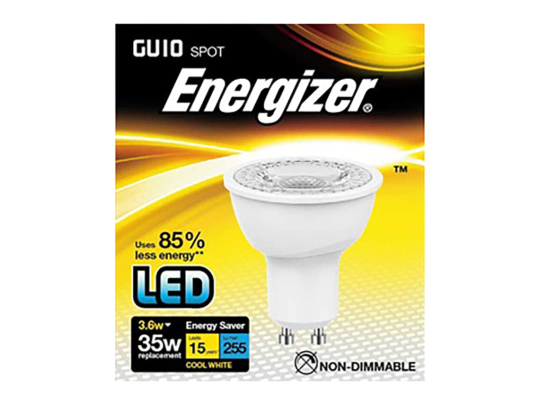 Energizer® LED GU10 Bulb Cool White 3.8W S8822