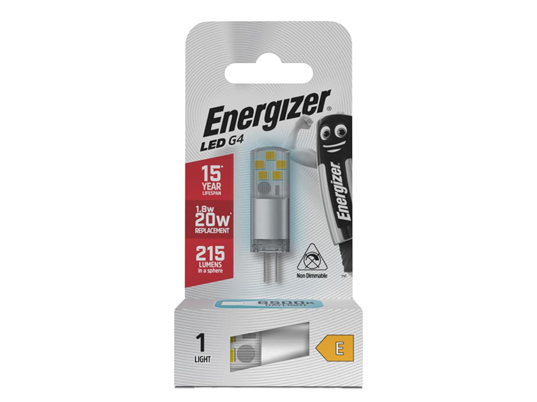 Energizer® LED G9 215 Lumens 1.8W 6500K S18747 S18747