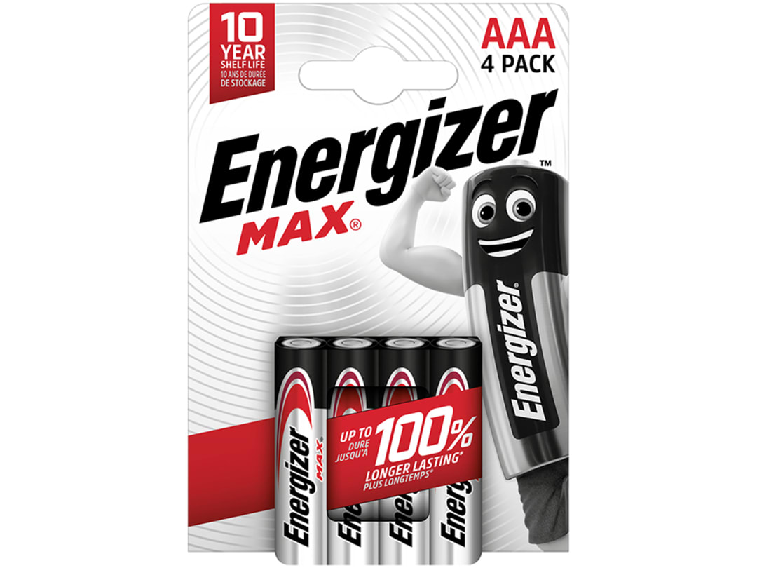 Energizer® Max Alkaline AAA x 4 S15269 S15269