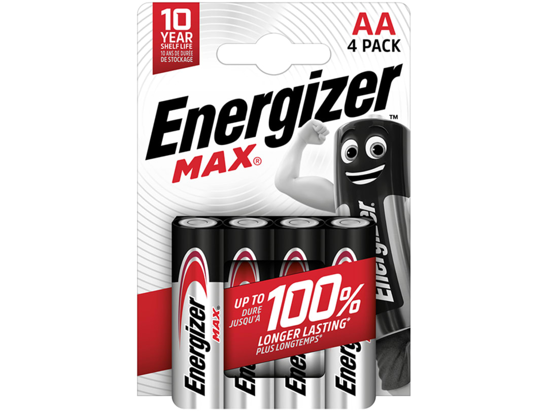 Energizer® Max Alkaline AA x 4 S15265 S15265