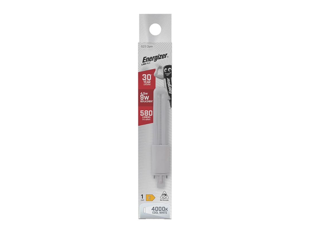 Energizer® LED PLS G23 2Pin 4.5W 370L Cool White S30433 S30433