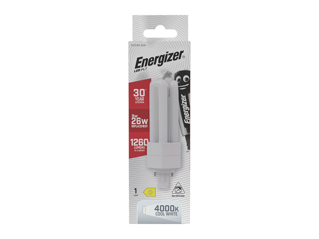 Energizer® LED PLT G x 24D 4Pin 9W 1300L Cool White S30439 S30439