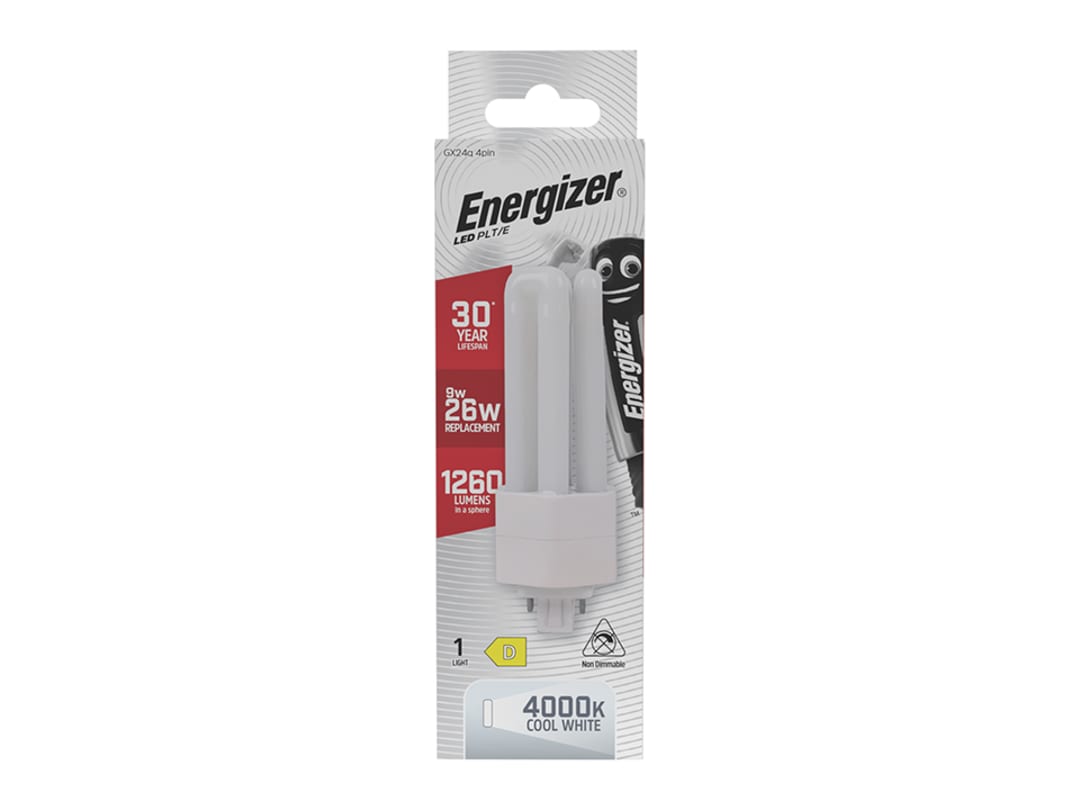 Energizer® LED Plt/E G x 24Q 4Pin 9W 1260L Cool White S30441 S30441