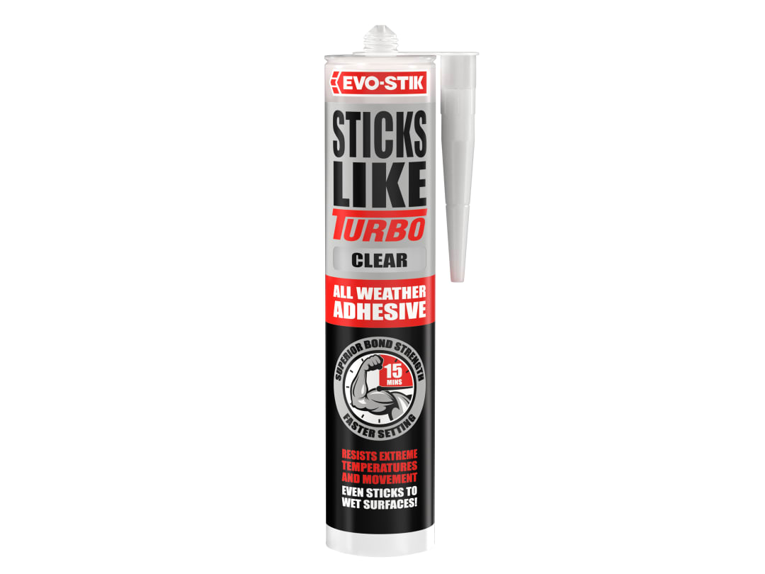 EVO-STIK Sticks Like Turbo Clear 290ml 30623834
