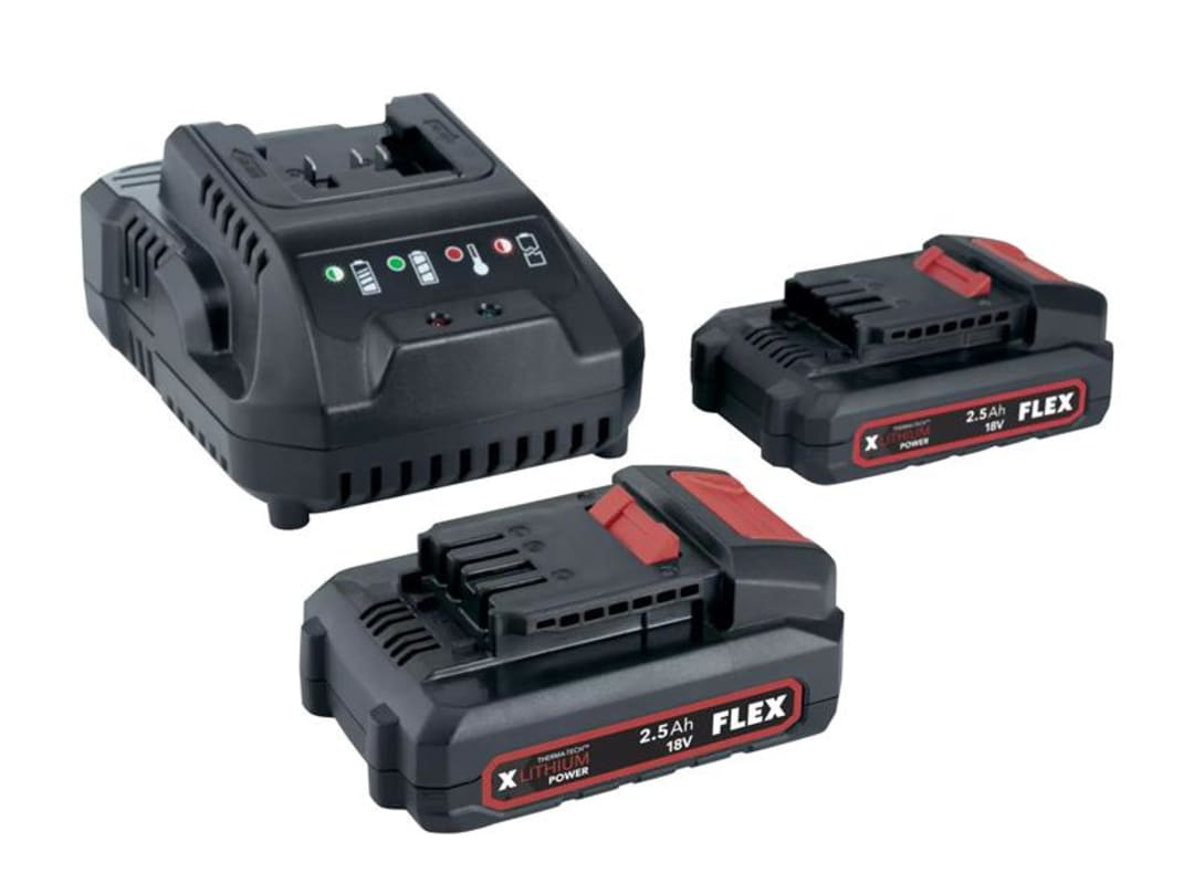 Flex Power Tools P-Set 12-22 Q/BS Battery & Charger Set 18V 530072