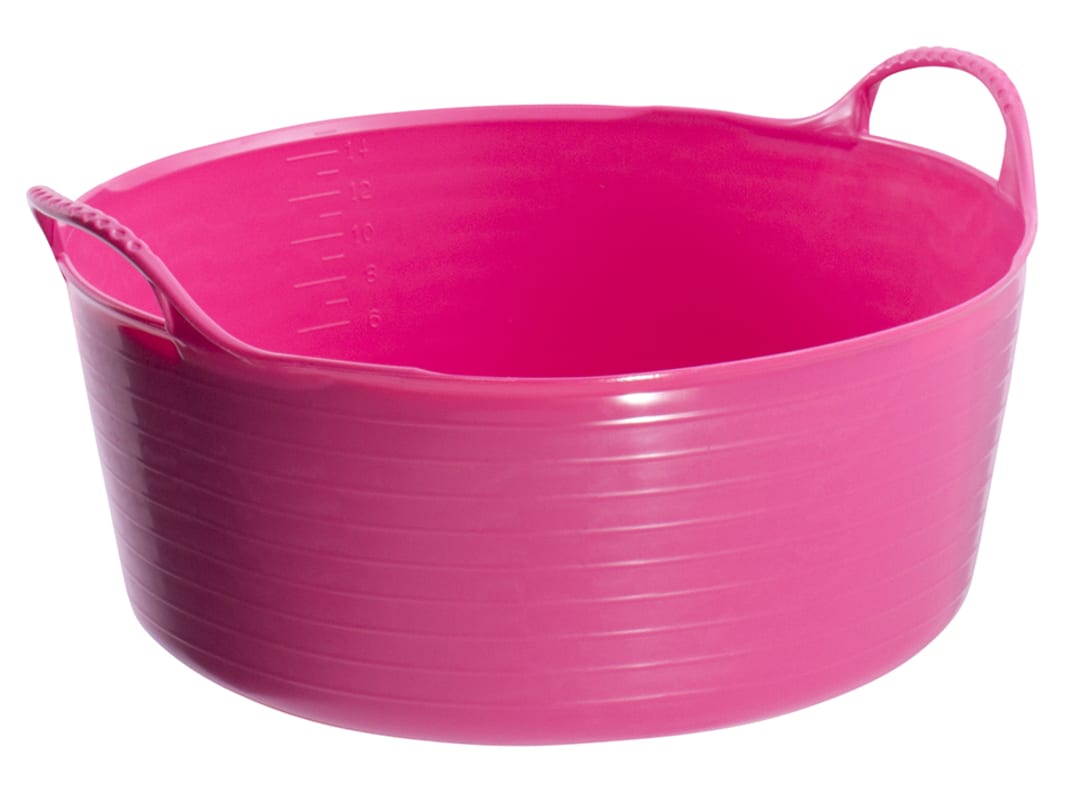 Red Gorilla Tub Trug Shallow Pink 15L SP15PK SP15PK