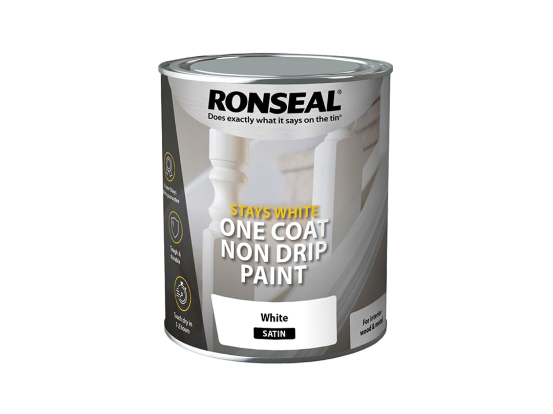 Ronseal Stay White One Coat Satin 750ml 37518