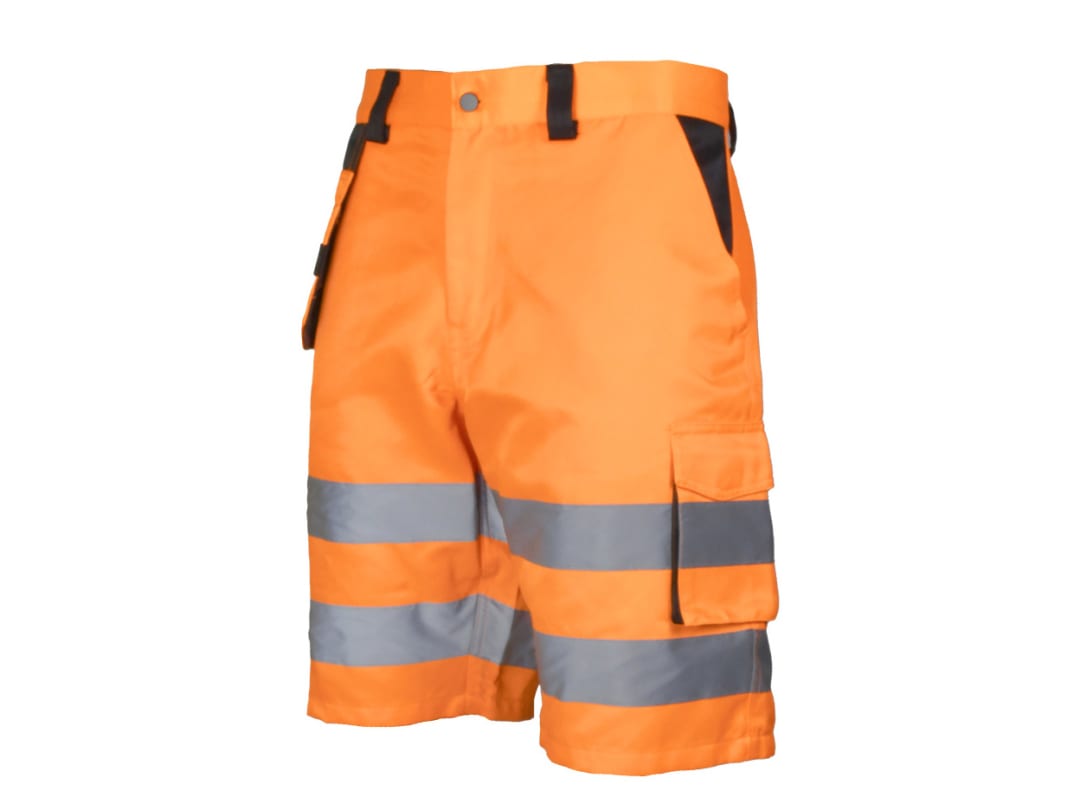 Scan Hi-Vis Holster Shorts Orange - W34-36in SCAHVHSLO