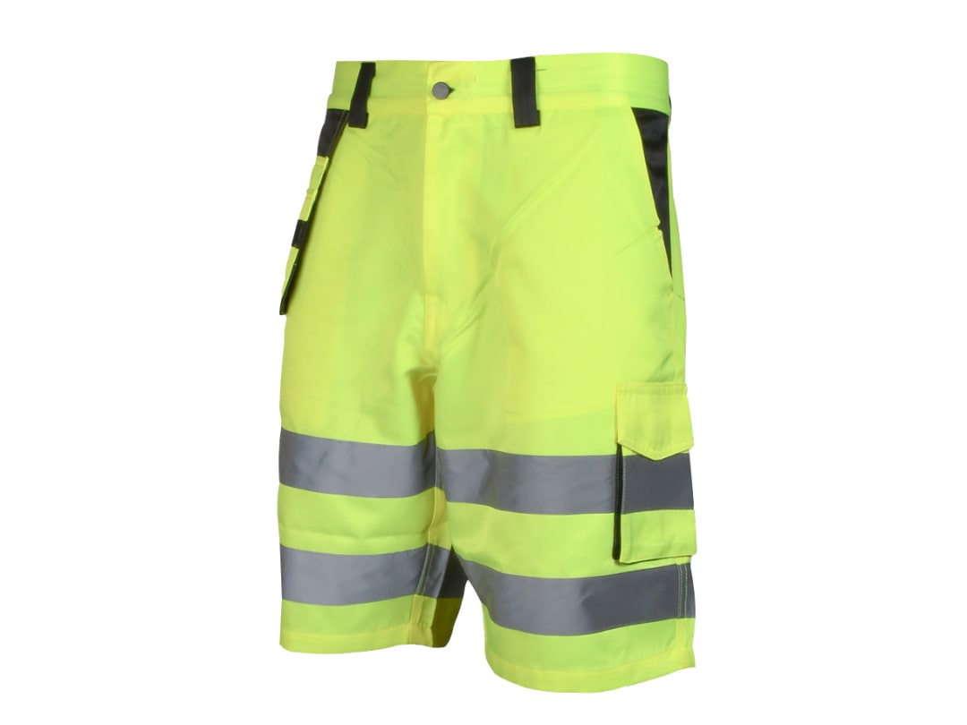 Scan Hi-Vis Holster Shorts Yellow - W39-41in SCAHVHSXXL