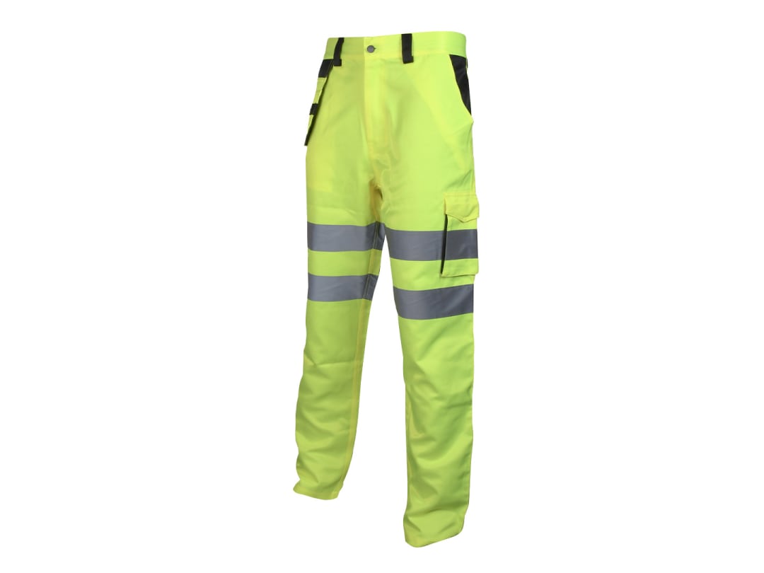 Scan Hi-Vis Holster Trouser Yellow - W34-36in SCAHVHTL