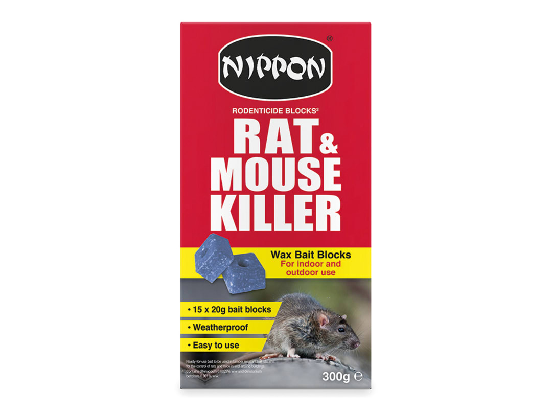 Vitax Nippon Rodenticide Wax Blocks 300g 5NRWB300