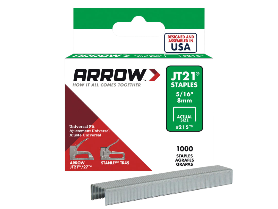 Arrow JT-21 Staples 5/16in x 1000 A215 A215