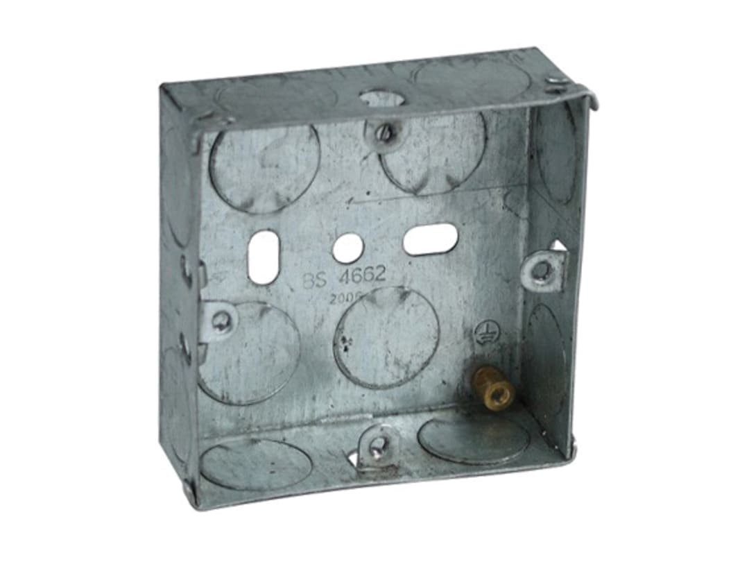 Axiom Electrical Metal Switch Box 16mm (Pack 20) MB116