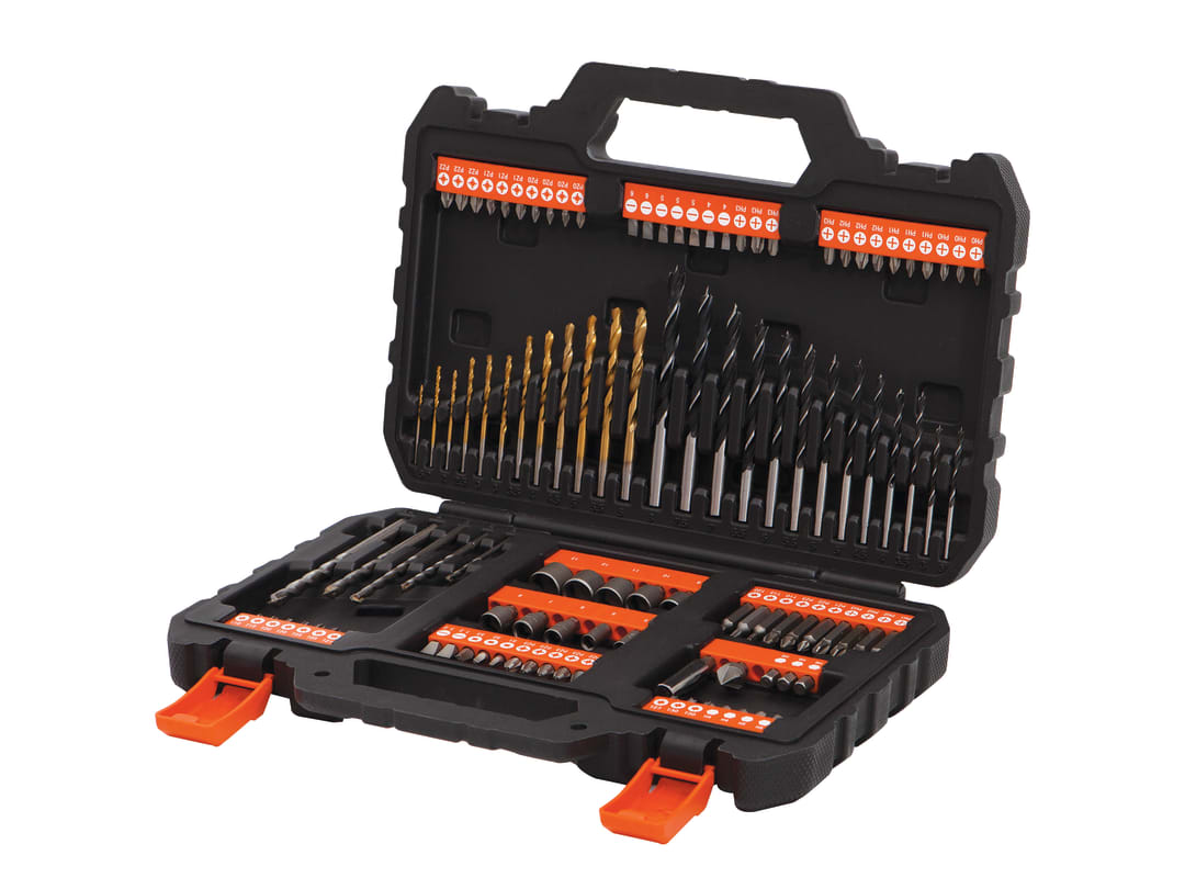 BLACK + DECKER A7200 Mixed Drilling and Screwdriving Set 109 Piece A7200-XJ