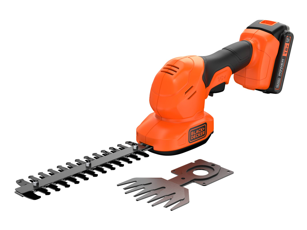 BLACK + DECKER BCSS18D1 Shear Shrubber 18V 1 x 2.0Ah Li-ion BCSS18D1-GB