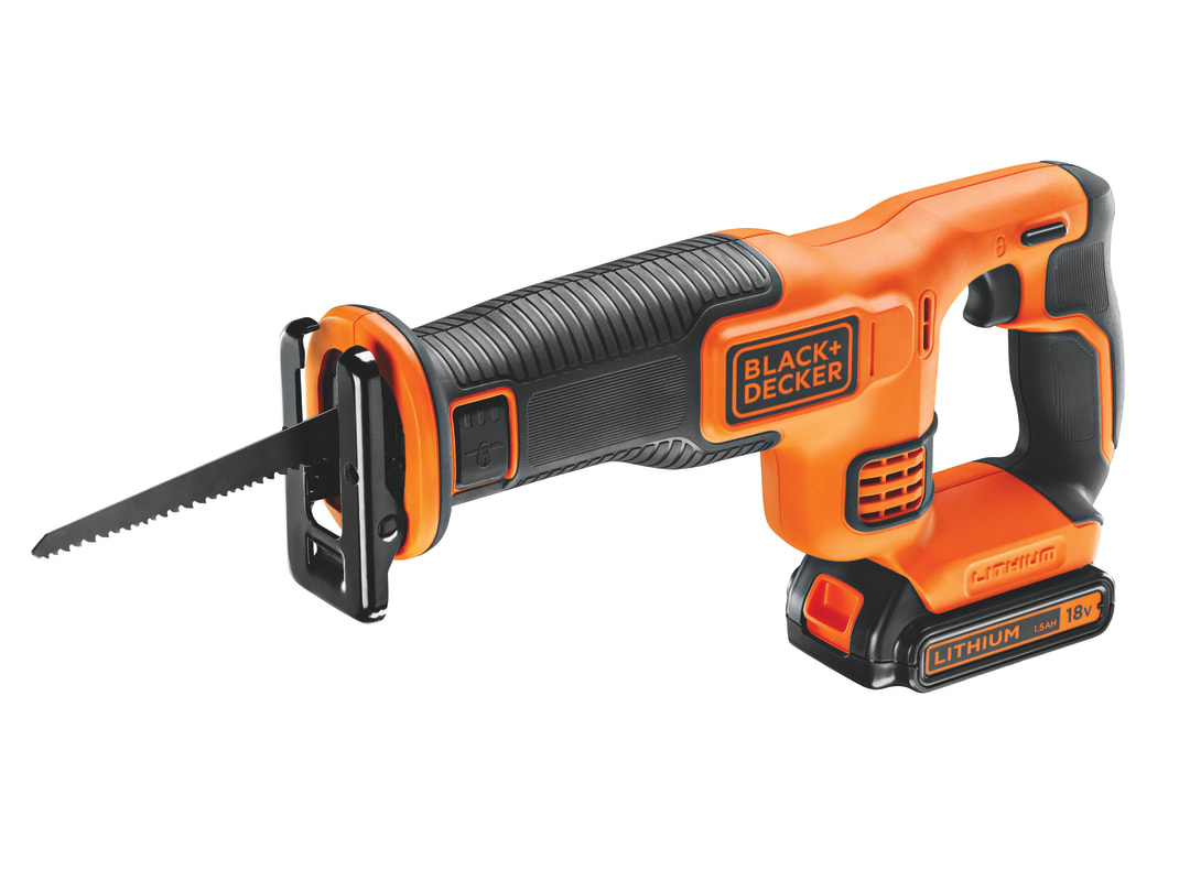 BLACK + DECKER BDCR18C1 Reciprocating Saw 18V 1 x 1.5Ah Li-ion BDCR18C1-GB