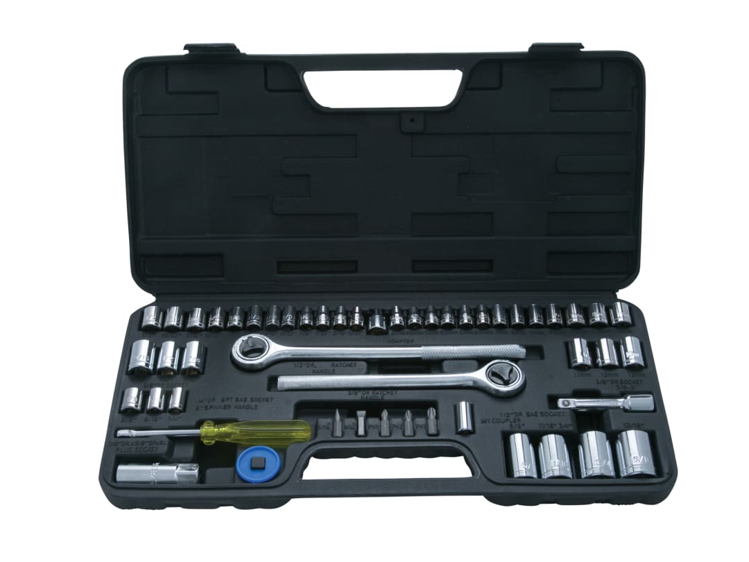 BlueSpot Tools Mixed Drive Socket Set, 52 Piece 01746