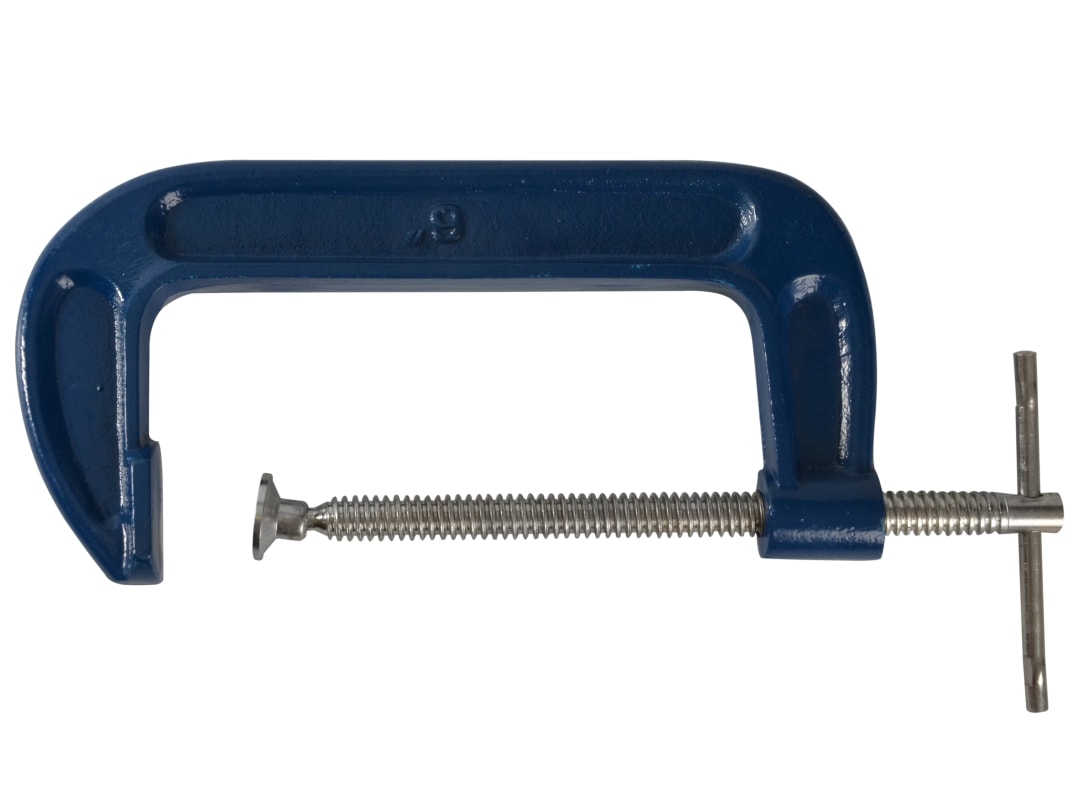 BlueSpot Tools Fine Thread G-Clamp 100mm (4in) 10031