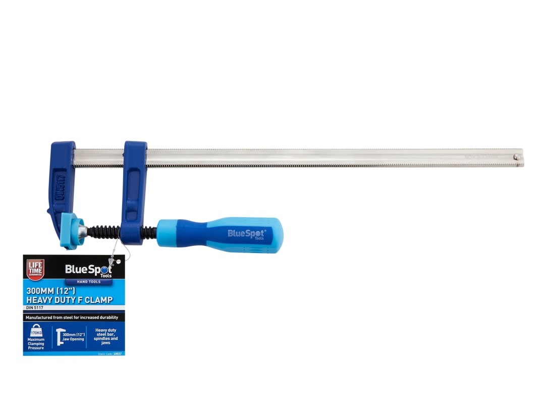 BlueSpot Tools Heavy-Duty F-Clamp 50 x 300mm 10037