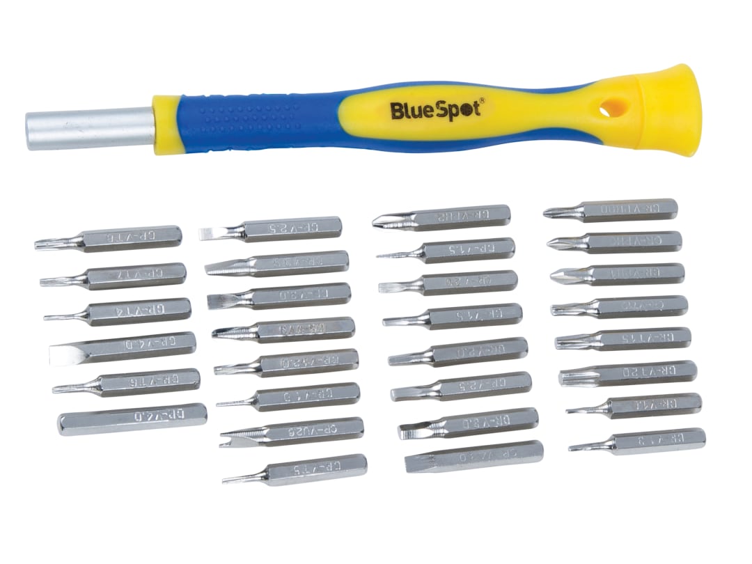BlueSpot Tools Precision Driver Set, 31 Piece 12612