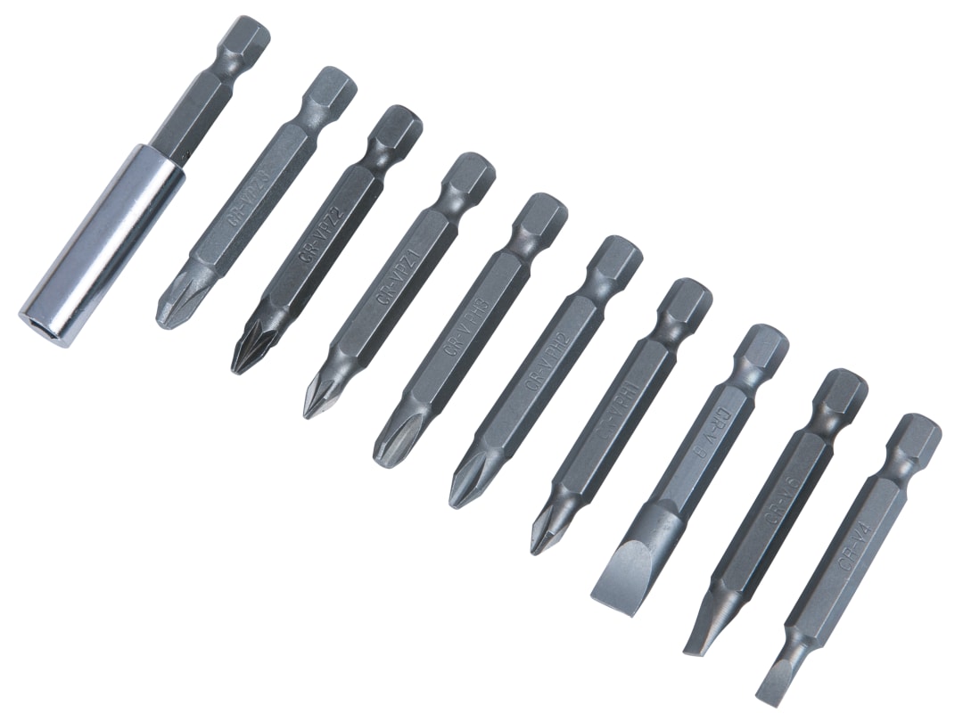 BlueSpot Tools Power Bit Set, 10 Piece 14120