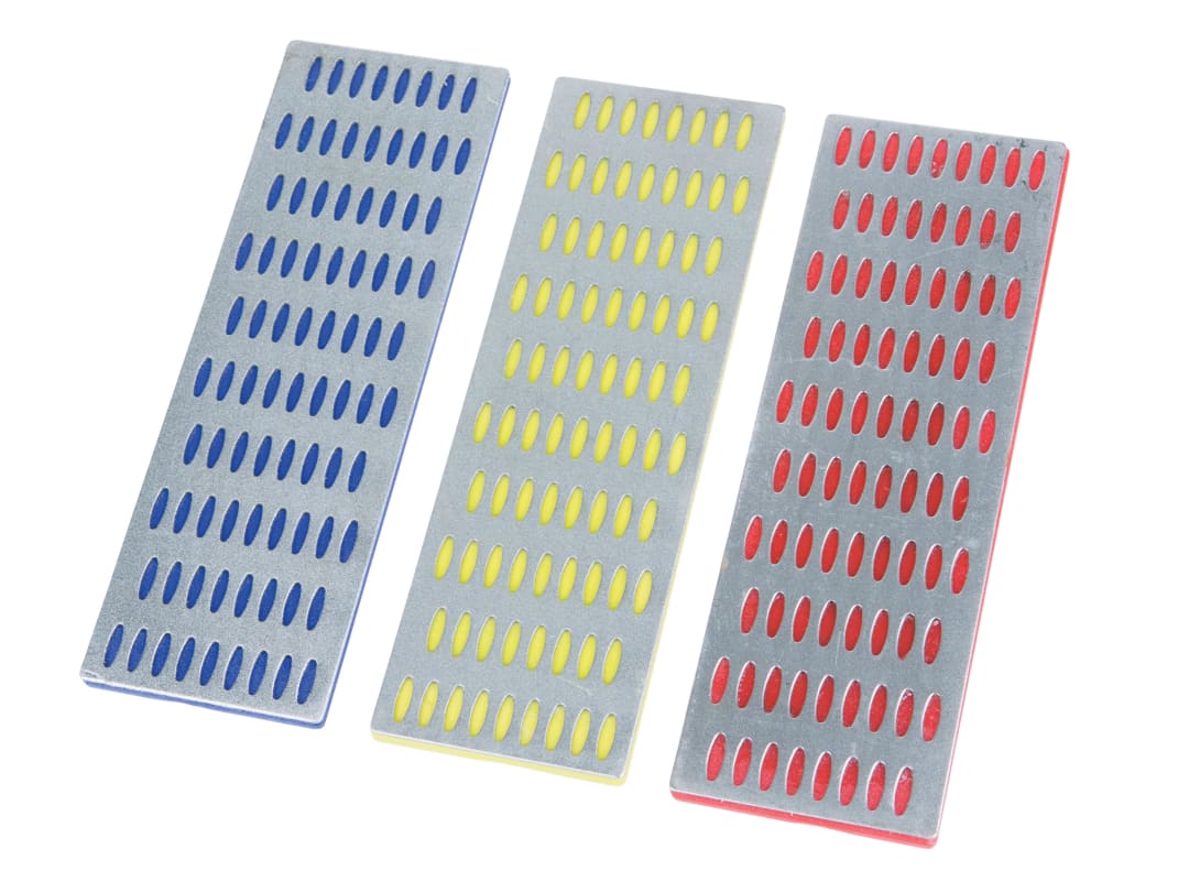 BlueSpot Tools Diamond Stone Set of 3 2 x 6in 19275
