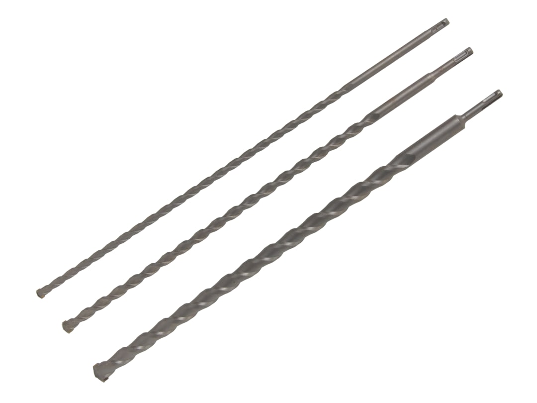 BlueSpot Tools SDS Plus Drill Bit 600mm Set, 3 Piece 20008