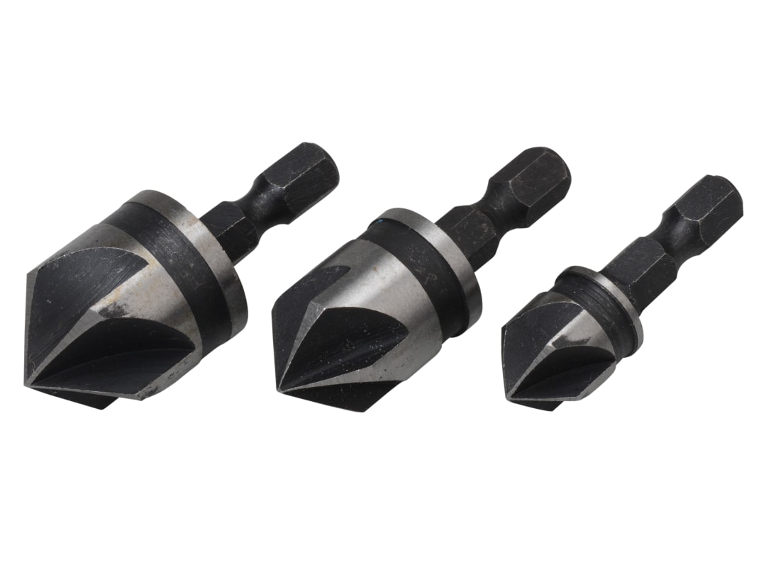 BlueSpot Tools Countersink Bit Set 3 Piece 20310