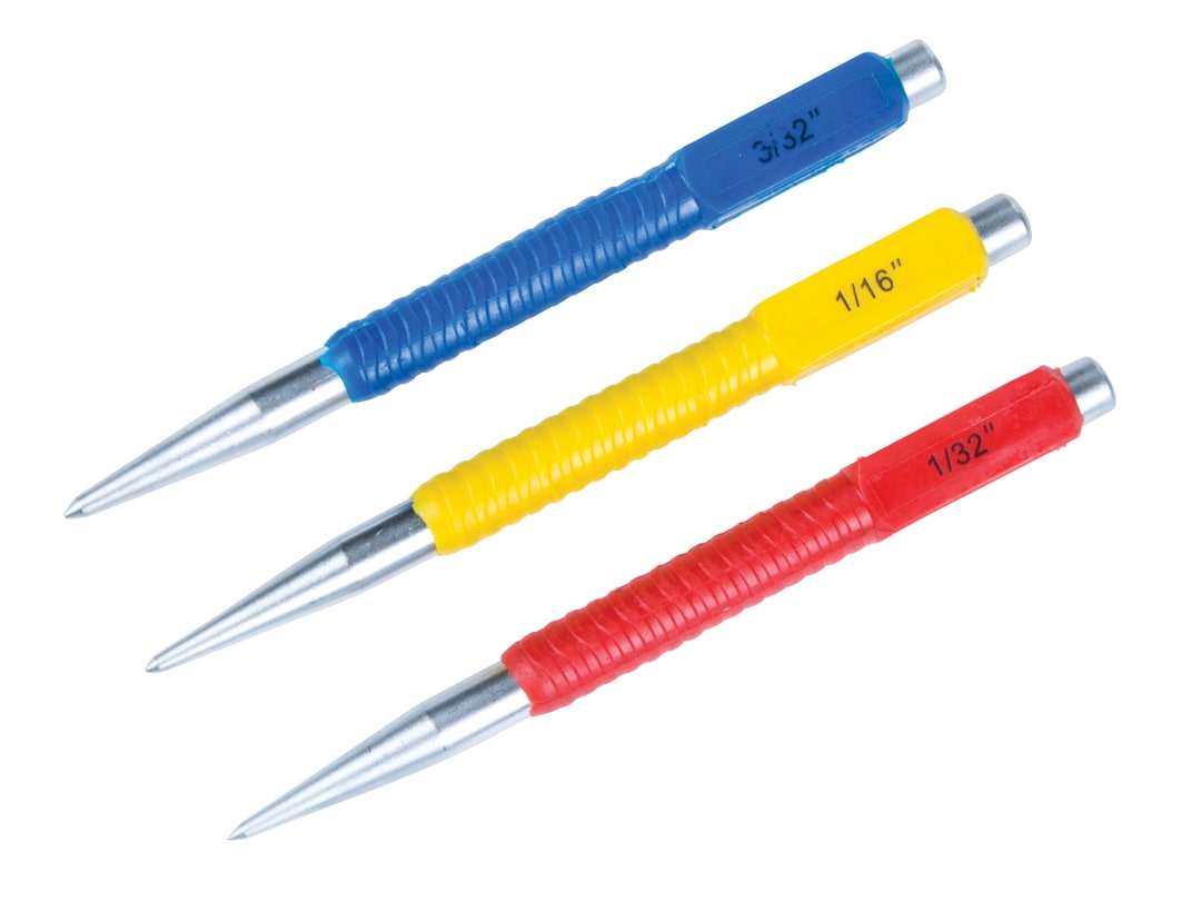 BlueSpot Tools Nail Punch Set, 3 Piece 22445