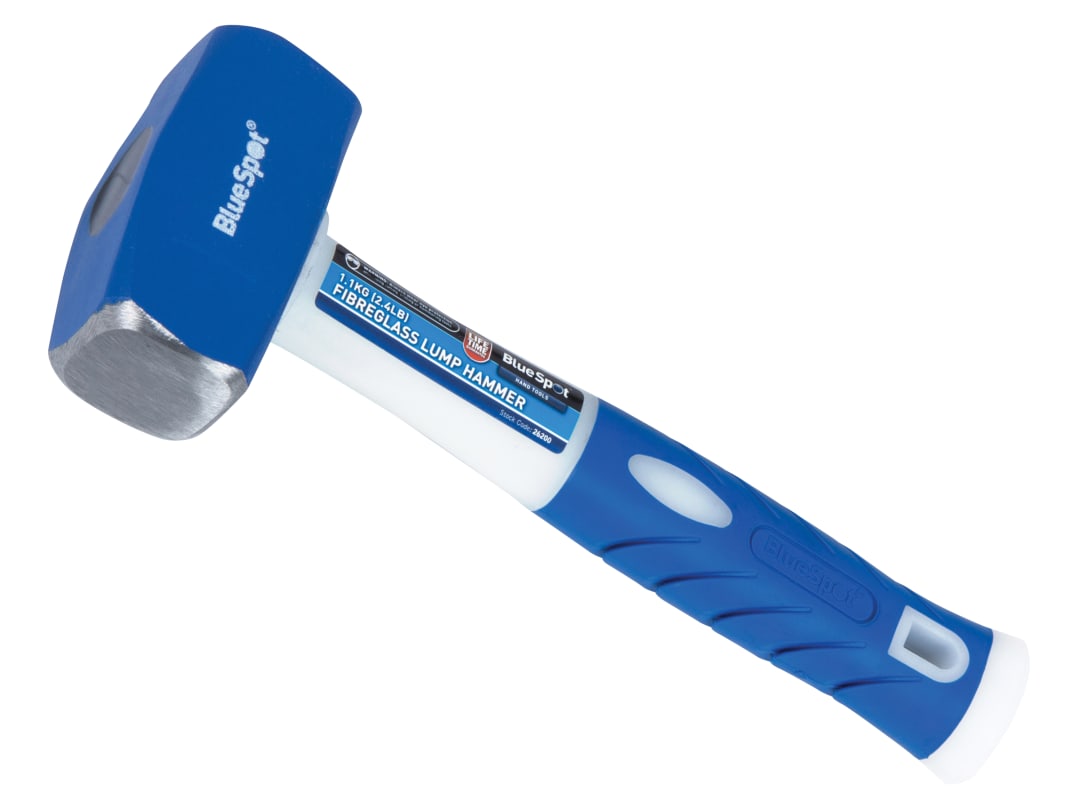 BlueSpot Tools Club Hammer Fibreglass Handle 1.13kg (2.1/2 lb) 26200