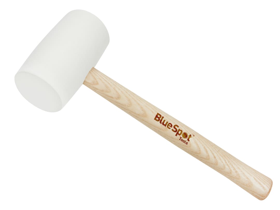 BlueSpot Tools White Rubber Mallet 454g (16oz) 26530