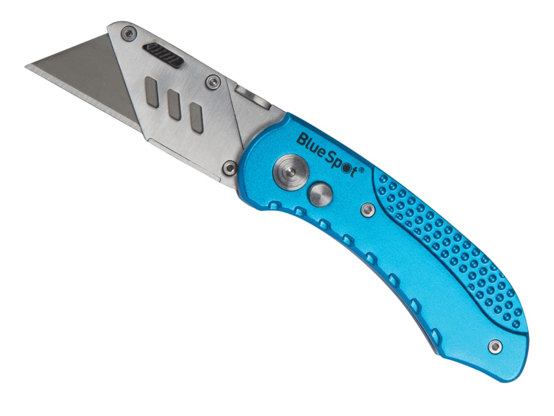 BlueSpot Tools Professional Folding Utility Knife 29024