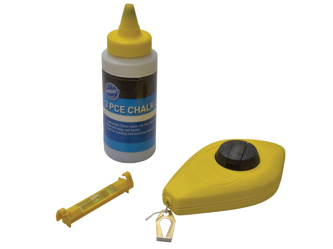 BlueSpot Tools Chalk Line Set, 3 Piece 34634