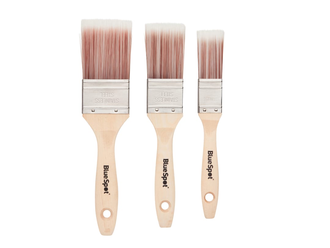 BlueSpot Tools Synthetic Paint Brush Set, 3 Piece 36010