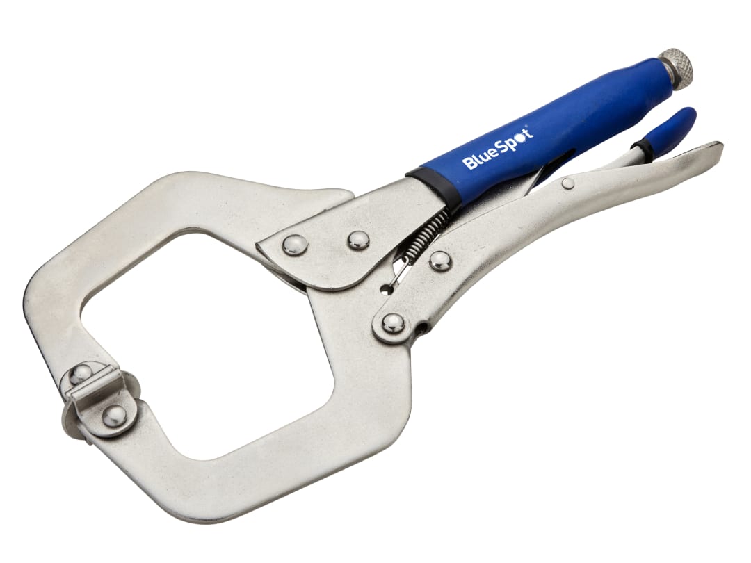 BlueSpot Tools Locking C-Clamp with Swivel Pads 280mm (11in) 6531